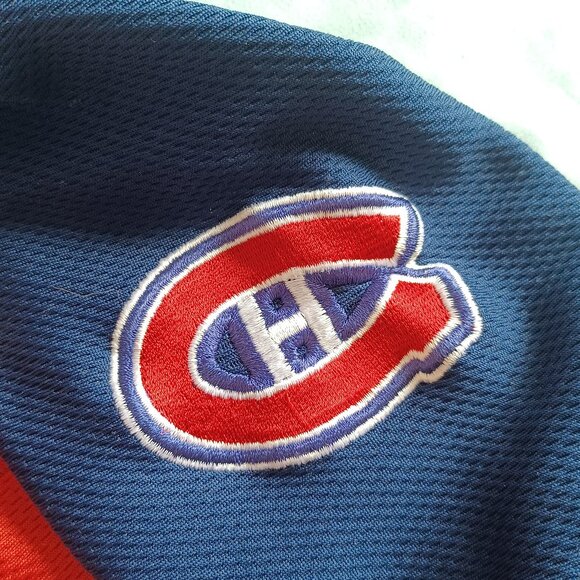 1990s Y2K Nike Team Montreal Canadiens Saku Koivu NHL Hockey Jersey Youth Large - Picture 5 of 16